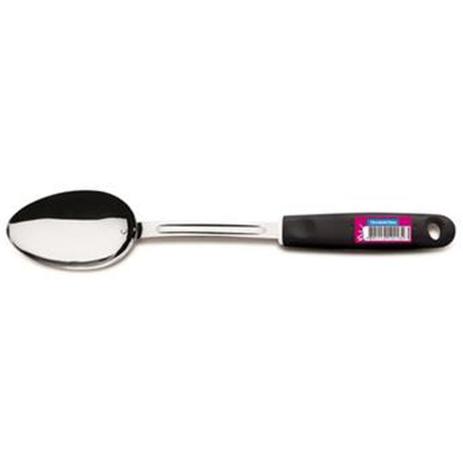 Colher Para Arroz Utilita Inox e Preta Tramontina 25654/400 Menor preço em Colher Para Arroz Utilita Inox e Preta Tramontina 25654/400