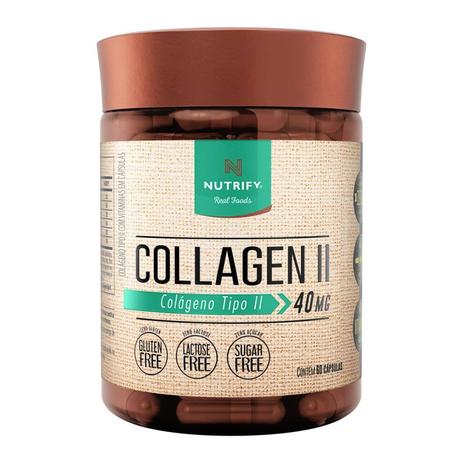 Collagen II 40mg (60 caps) Colágeno Tipo II - Nutrify Menor preço em Collagen II 40mg (60 caps) Colágeno Tipo II - Nutrify