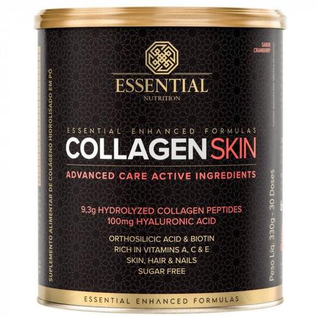Collagen Skin Cranberry (330g) - Essential Nutrition Menor preço em Collagen Skin Cranberry (330g) - Essential Nutrition