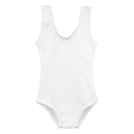 Collant de Ballet Infantil Regata Sem Manga 02 ao 12 - Branco - Marabá Menor preço em Collant de Ballet Infantil Regata Sem Manga 02 ao 12 - Branco - Marabá