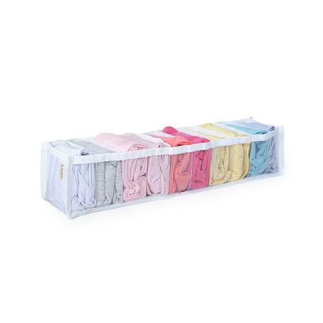 Colmeia Organizadora de Gaveta ZIG 7 BABY - Branca (Kit c/ 3) - Só Colmeias Menor preço em Colmeia Organizadora de Gaveta ZIG 7 BABY - Branca (Kit c/ 3) - Só Colmeias