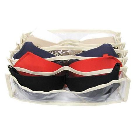 Colmeia Organizadora VB Home para Sutiã Bojo Transparente com Viés Branco Menor preço em Colmeia Organizadora VB Home para Sutiã Bojo Transparente com Viés Branco