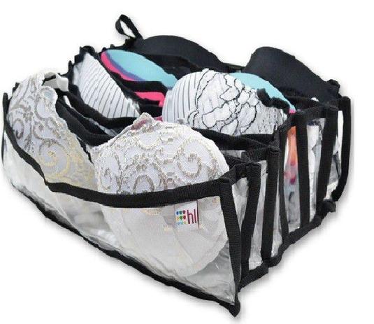 Colmeia Organizadora VB Home para Sutiã Bojo Transparente com Viés Preto é boa?