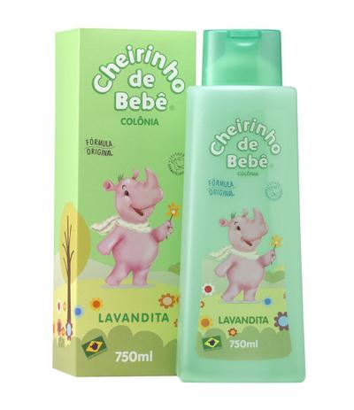Colônia Cheirinho de Bebê Lavandita 750ml Menor preço em Colônia Cheirinho de Bebê Lavandita 750ml