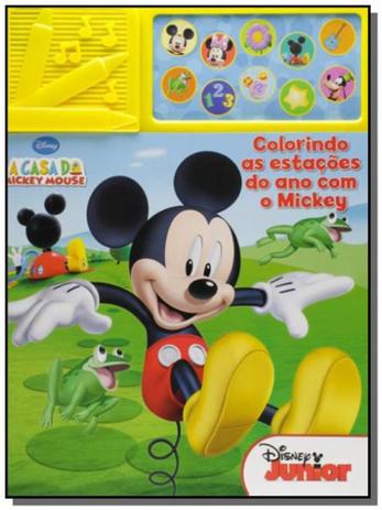 Colorindo as estacoes do ano com mickey - livro so - Dcl Menor preço em Colorindo as estacoes do ano com mickey - livro so - Dcl