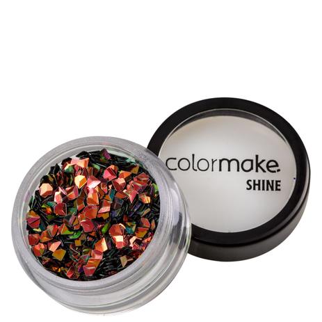 Colormake Shine Formatos Diamante 3D Bronze - Glitter 2g Menor preço em Colormake Shine Formatos Diamante 3D Bronze - Glitter 2g