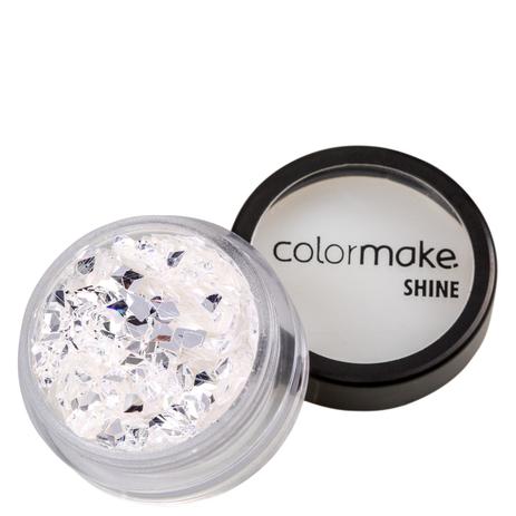 Colormake Shine Formatos Diamante 3D Perola Prata - Glitter 2g Menor preço em Colormake Shine Formatos Diamante 3D Perola Prata - Glitter 2g
