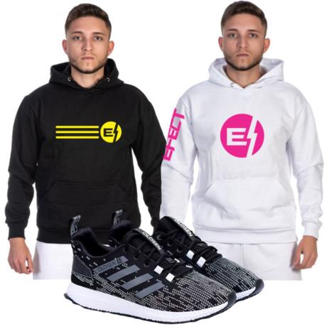 tenis preto confortavel masculino