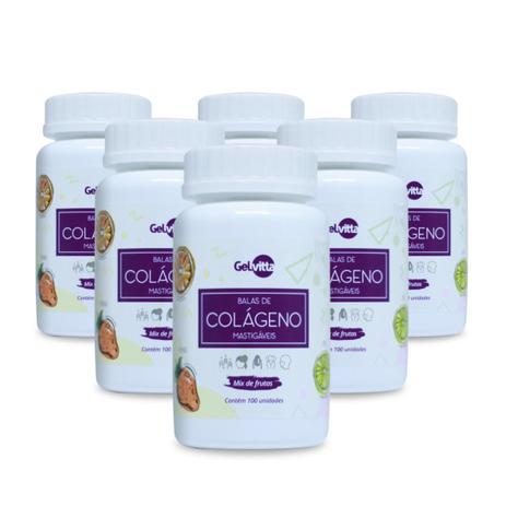 Combo 06 Balas De Colágeno Sabor Frutas Cítricas Gelvitta Menor preço em Combo 06 Balas De Colágeno Sabor Frutas Cítricas Gelvitta