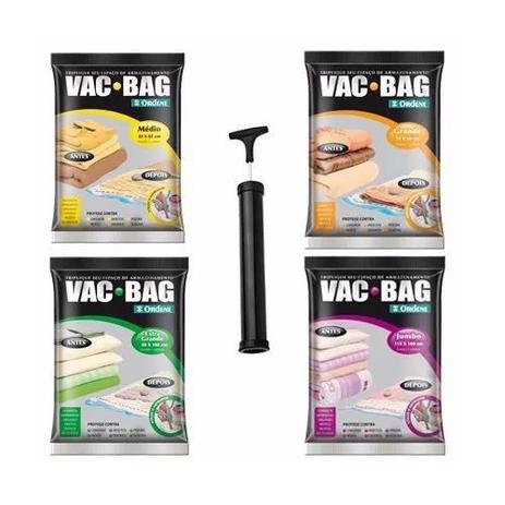 Combo: 10 Sacos Vácuo 3 Médio 3 Grande 2 EXTRA 2 Jumbo 1 Bomba Ordene é boa?