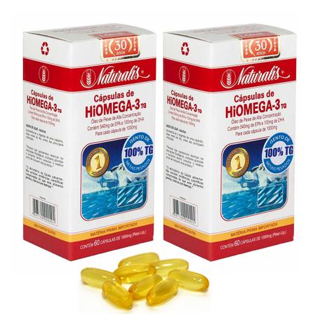 Combo 2 HiOmega-3 60 Cápsulas - Naturalis é boa?