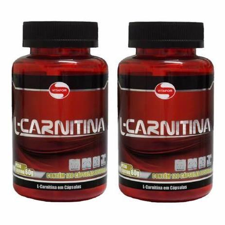 Combo 2 - L-Carnitina - 120 Cápsulas - Vitafor Menor preço em Combo 2 - L-Carnitina - 120 Cápsulas - Vitafor