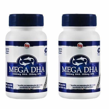 Combo 2 - Mega Dha - 60 Cápsulas - Vitafor Menor preço em Combo 2 - Mega Dha - 60 Cápsulas - Vitafor