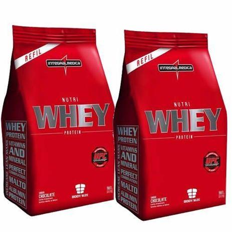 Combo 2 - Nutri Whey Protein - Chocolate 1800g Refil - Integralmédica - Integralmedica é boa?