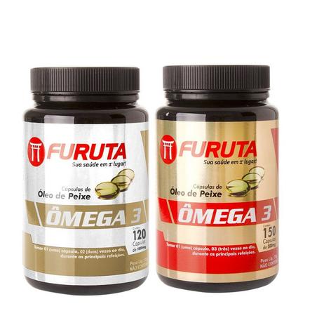Combo 2 Ômega 3 Furuta - 500 mg e 1000 mg. - Furuta alimentos é ruim? Combo 2 Ômega 3 Furuta - 500 mg e 1000 mg. - Furuta alimentos é boa?