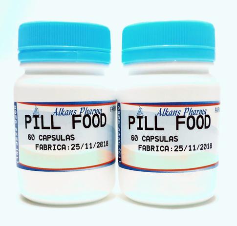 Combo 2 potes pill food 120 caps vitamina p/ cabelos - Alkans Menor preço em Combo 2 potes pill food 120 caps vitamina p/ cabelos - Alkans