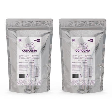 Combo 2 Unidades Cúrcuma em Pó Tempero 1 kg Cada - Gelvitta Menor preço em Combo 2 Unidades Cúrcuma em Pó Tempero 1 kg Cada - Gelvitta