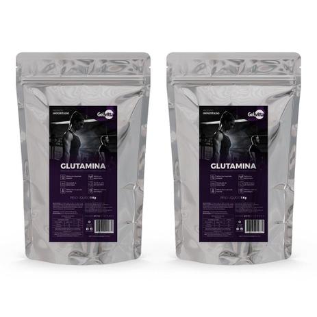 Combo 2 unidades Glutamina Pura 1 Kg L-Glutamina Gelvitta Menor preço em Combo 2 unidades Glutamina Pura 1 Kg L-Glutamina Gelvitta
