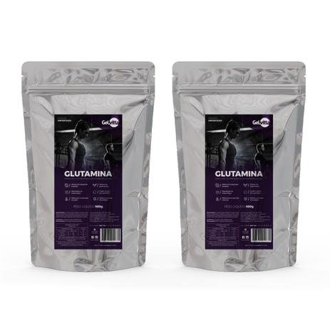 Combo 2 unidades Glutamina Pura 500g L-Glutamina Gelvitta Menor preço em Combo 2 unidades Glutamina Pura 500g L-Glutamina Gelvitta