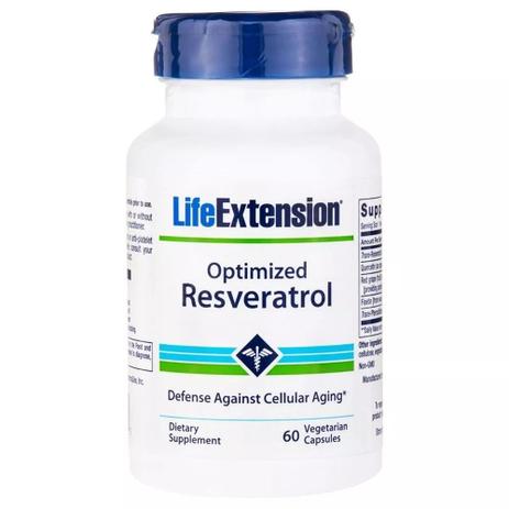 Combo 2x Optimized Resveratrol 250mg 60 Caps Life Extension Menor preço em Combo 2x Optimized Resveratrol 250mg 60 Caps Life Extension