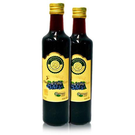 Combo 2x Vinagre de Vinho Tinto Orgânico 500ml - São Francisco Menor preço em Combo 2x Vinagre de Vinho Tinto Orgânico 500ml - São Francisco