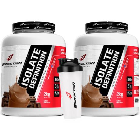 Combo 2x Whey Proten Isolado 2kg - Body Action 4kg Menor preço em Combo 2x Whey Proten Isolado 2kg - Body Action 4kg