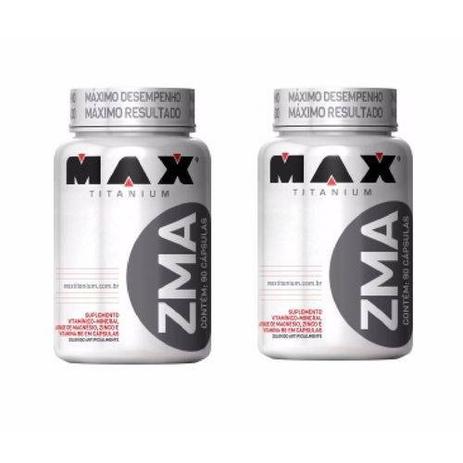 Combo 2x Zma = 180 Caps - Max Titanium Melhora Testosterona Menor preço em Combo 2x Zma = 180 Caps - Max Titanium Melhora Testosterona