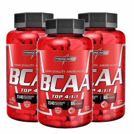 Combo 3 - Amino BCAA TOP - 120 cápsulas - Integralmédica - Integralmedica Menor preço em Combo 3 - Amino BCAA TOP - 120 cápsulas - Integralmédica - Integralmedica