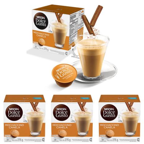 Combo 3 Caixa Nescafé Dolce Gusto - Mochaccino Canela - Cápsulas de Bebidas  - Magazine Luiza