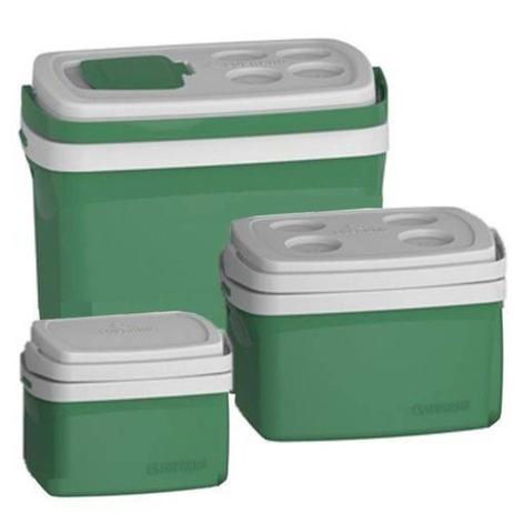 Combo 3 Caixa Térmica 32, 12, 5 L Verde Cooler Soprano Menor preço em Combo 3 Caixa Térmica 32, 12, 5 L Verde Cooler Soprano