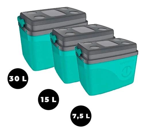 Combo 3 Cooler 30, 15 E 7.5 Litros Caixa Térmica Unitermi é ruim? Combo 3 Cooler 30, 15 E 7.5 Litros Caixa Térmica Unitermi é boa?