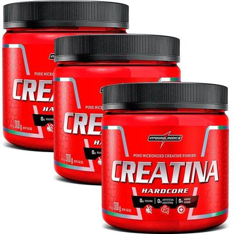 Combo 3 Creatina 300g - Integralmedica - Integralmédica Menor preço em Combo 3 Creatina 300g - Integralmedica - Integralmédica