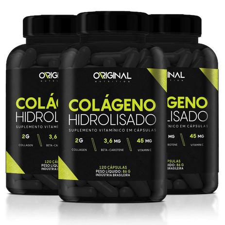 Combo 3x Colágeno Hidrolisado 120 Cáps - Original Nutrition é ruim? Combo 3x Colágeno Hidrolisado 120 Cáps - Original Nutrition é boa?