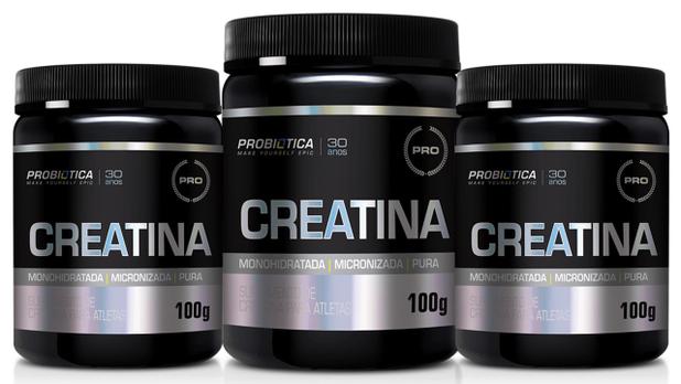 Combo 3x creatina Pura 100g Probiótica - Promoção! - Geral Menor preço em Combo 3x creatina Pura 100g Probiótica - Promoção! - Geral