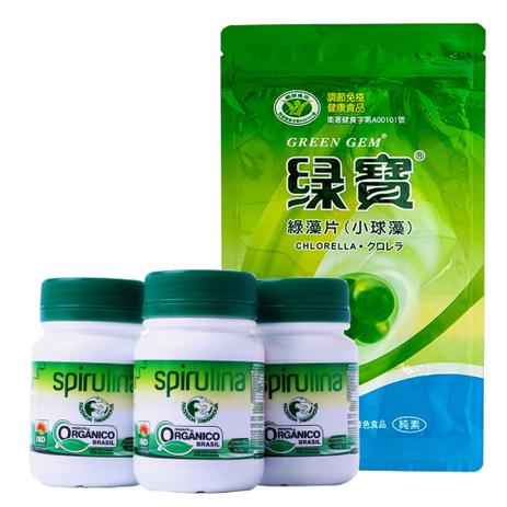 Combo 3x Spirulina 45g F. Tamanduá + Chlorella Green Gem 1000 Comprimidos - Fazenda tamanduá é boa?