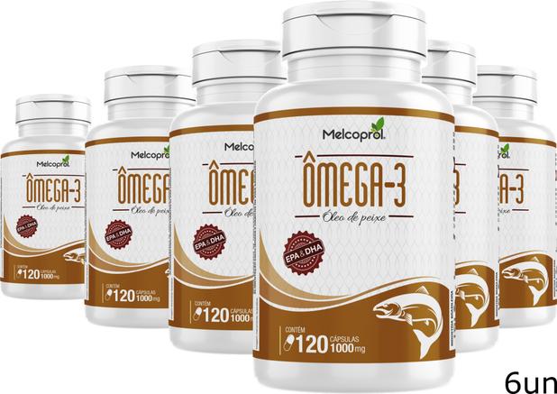 COMBO 4UN OMEGA 3 1000mg /120cps - MELCOPROL Menor preço em COMBO 4UN OMEGA 3 1000mg /120cps - MELCOPROL