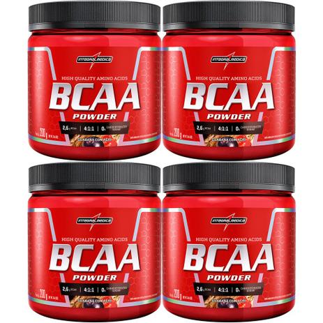 Combo 4x Bcaa Powder Pó 200g - 4:1:1 - Integralmedica - Integral medica é boa?