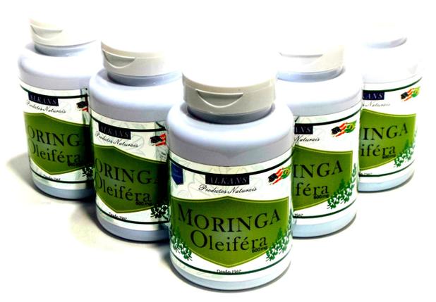 Combo 5 Potes Moringa Oleifera Extrato 600 Mg Dose 60caps - Alkans é boa?