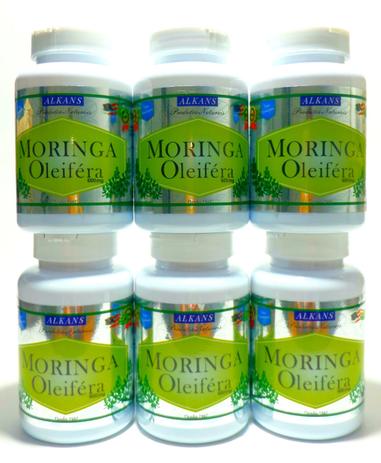 Combo 6 Potes Moringa Oleifera Extrato 600 Mg Dose 60caps - Alkans é boa?