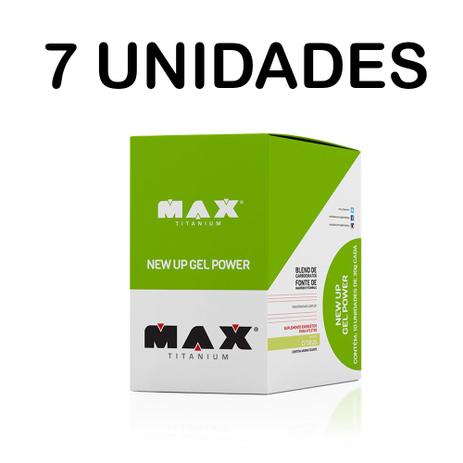 Combo 7x New Up Gel Power - 10 Sachês - Max Titanium Menor preço em Combo 7x New Up Gel Power - 10 Sachês - Max Titanium