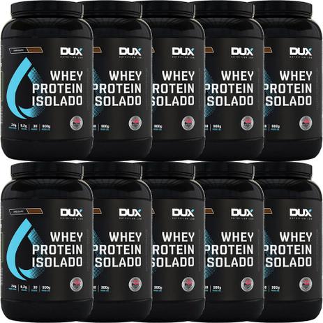 Combo Atacado Revenda 10x Whey Protein Isolado 900g - Dux - Dux nutrition Menor preço em Combo Atacado Revenda 10x Whey Protein Isolado 900g - Dux - Dux nutrition