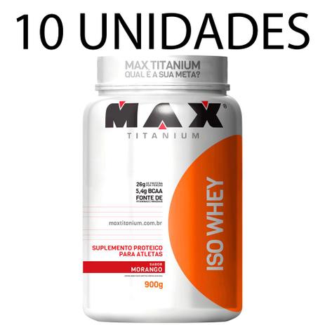 Combo Atacado Revenda Iso Whey 900g - Max Titanium Menor preço em Combo Atacado Revenda Iso Whey 900g - Max Titanium