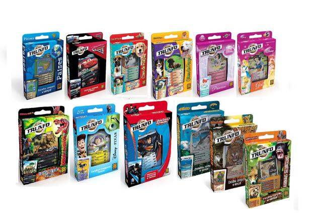 Combo Coleção Super Trunfos - 12 peças - Grow Menor preço em Combo Coleção Super Trunfos - 12 peças - Grow