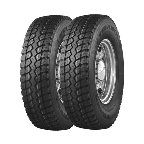 Combo com 2 Pneus 215/75R17,5 Triangle TR689A Borrachudo 135/133L 16 Lonas Menor preço em Combo com 2 Pneus 215/75R17,5 Triangle TR689A Borrachudo 135/133L 16 Lonas
