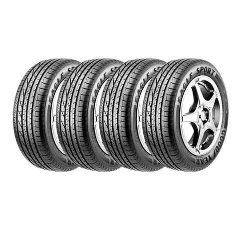 Combo com 4 Pneus 205/55R16 Goodyear Eagle Sport 91V Menor preço em Combo com 4 Pneus 205/55R16 Goodyear Eagle Sport 91V