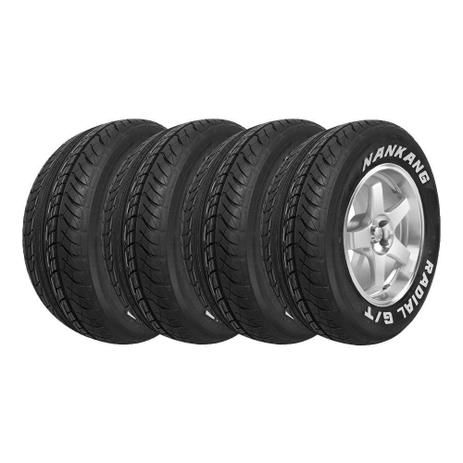 Combo com 4 Pneus 205/60R15 Nankang Radial GT 91H (Letra Branca) Menor preço em Combo com 4 Pneus 205/60R15 Nankang Radial GT 91H (Letra Branca)