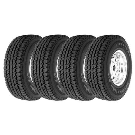 Combo com 4 Pneus 265/75R16 Firestone Destination A/T 123/120R Menor preço em Combo com 4 Pneus 265/75R16 Firestone Destination A/T 123/120R