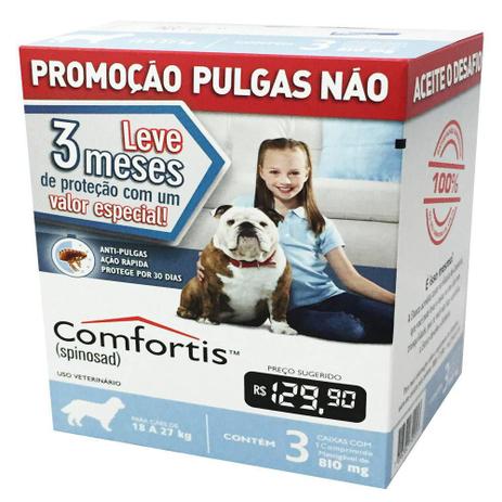 Combo Comfortis 810 mg - Leve 3 Meses de Proteção - Elanco é boa?