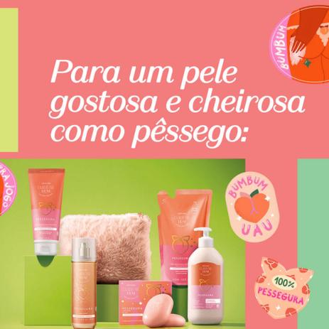 Combo Cuide-se Bem PESSEGURA Body Splash 200ml + Loção Desodorante Hidratante 400ml Menor preço em Combo Cuide-se Bem PESSEGURA Body Splash 200ml + Loção Desodorante Hidratante 400ml