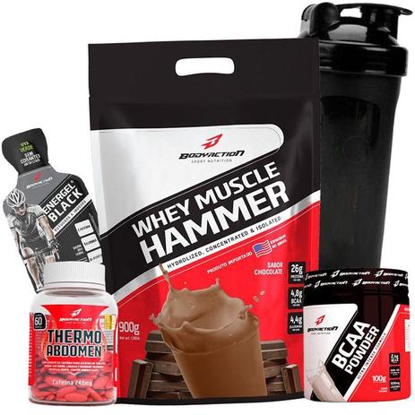 Combo Definição Emagrecimento - Whey Protein + Termogenico + Bcaa Powder em Pó - Body action Menor preço em Combo Definição Emagrecimento - Whey Protein + Termogenico + Bcaa Powder em Pó - Body action